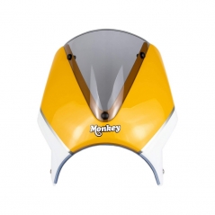 Pyramid Plastics parts Pyramid Plastics Fly Screen Banana Yellow/Ross White Honda Monkey 125 2018> | 21250Y | pyr_21250Y | euronetbike-net