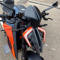 Pyramid Plastics parts Pyramid Plastics Fly Screen | Matte Black | KTM 1290 Superduke R 2017>2019 | 29700M | pyr_29700M | euronetbike-net