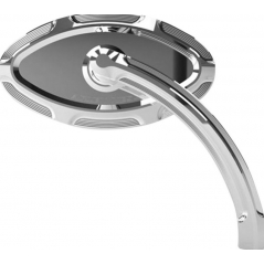 Arlen Ness ARLEN NESS MIRROR CAT EYE BEVELED SHORT STEM LEFT CHROME | 13-131 | aness_13-131 | euronetbike-net