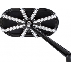 Arlen Ness ARLEN NESS MIRROR CAGED 10-GAUGE RIGHT BLACK | 13-162 | aness_13-162 | euronetbike-net