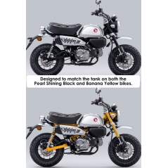 Pyramid Plastics Pyramid Fly Screen | Silver/White | Honda Monkey 125 2022>Current | 21250Z | pyr_21250Z | euronetbike-net