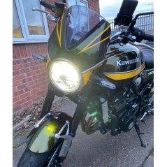 Pyramid Plastics Pyramid Fly Screen | Candy Diamond Brown | Kawasaki Z 650 RS 2022>Current | 23500T | pyr_23500T | euronetbike-net