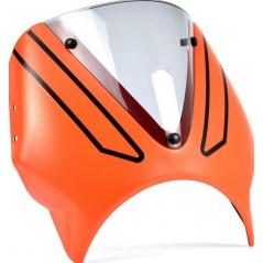 Pyramid Plastics Pyramid Fly Screen | Matt Baja Orange | Triumph Trident 660 2022>Current | 26660P | pyr_26660P | euronetbike-net