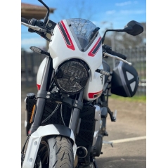 Pyramid Plastics Pyramid Fly Screen | Unpainted | Triumph Trident 660 2021>Current | 26660U | pyr_26660U | euronetbike-net