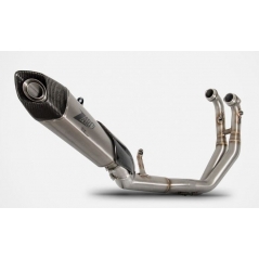 Zard exhaust Zard Stainless Homologated E5 Full Kit With Titanium Sleeve | ZAP001S00TCO | zar_ZAP001S00TCO | euronetbike-net