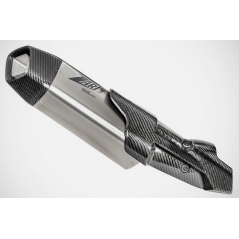 Zard exhaust Zard Titanium Homologated E5 Slip-On Muffler And Carbon End-Cap | ZBW015S10TCO | zar_ZBW015S10TCO | euronetbike-net