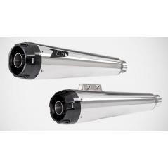 Zard exhaust Zard Polished Stainless Homologated E4/E5 2>2 Slip-Ons | ZHD008S10SAR-P | zar_ZHD008S10SAR-P | euronetbike-net