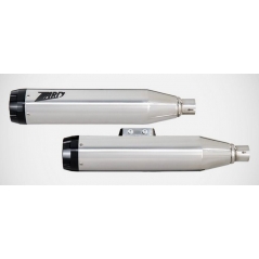 Zard exhaust Zard Polished Stainless Homologated E5 Slip-Ons Black | ZHD032S10SAO-P | zar_ZHD032S10SAO-P | euronetbike-net