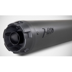Zard exhaust Zard Stainless Slip-On 2>1 With Alu End-Cap Racing Black | ZHD037S10SAR-B | zar_ZHD037S10SAR-B | euronetbike-net