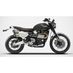 Zard exhaust Zard Stainless Homologated E5 Slip-Ons And Carbon End Caps | ZTP013S10SCO | zar_ZTP013S10SCO | euronetbike-net