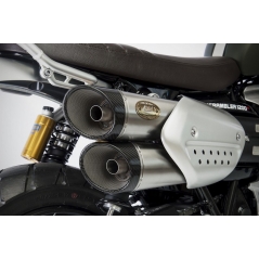 Zard exhaust Zard Stainless Homologated E5 Slip-Ons And Carbon End Caps | ZTP013S10SCO | zar_ZTP013S10SCO | euronetbike-net