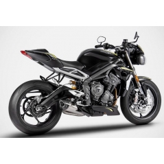 Zard exhaust Zard Stainless Racing Slip-On Kit And Carbon End Cap | ZTP095S10SCR | zar_ZTP095S10SCR | euronetbike-net