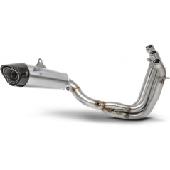 Zard exhaust Zard Stainless Racing Full Kit And Carbon End Cap | ZTP096S00SCR | zar_ZTP096S00SCR | euronetbike-net