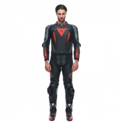 Dainese wear Dainese Laguna Seca 5 2Pcs Leather Suit Black/Anthracite/Fluo-Red | 201513481-P80 | dai_201513481-P80_52 | euronetbike-net