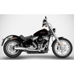 Zard exhaust Zard Polished Stainless Homologated E4/E5 2>1 Full Kit And Black Alu End Cap Polished | ZHD009S00SAO-P | zar_ZHD009S00SAO-P | euronetbike-net