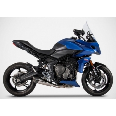 Zard exhaust Zard Stainless Homologated E5 Full Kit And Carbon End Cap | ZTP101S00SCO | zar_ZTP101S00SCO | euronetbike-net