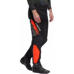 Dainese wear Dainese DRAKE 2 AIR ABSØLUTESHELL PANTS, BLACK/RED-FLUO | 2016700002-628 | dai_2016700002-628_64 | euronetbike-net