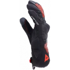 Dainese wear Dainese FULMINE D-DRY GLOVES, BLACK/BLACK/RED | 2018100009-684 | dai_2018100009-684_XXXL | euronetbike-net