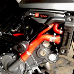 SAMCO SPORT Samco Sport Silicone Radiator Coolant Hose Kit Red, Aprilia 750 Shiver 2007 - 2017 7 Piece | APR-13-RD | samco_APR-13-RD | euronetbike-net