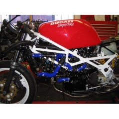 SAMCO SPORT Samco Sport Ducati 888 1991 6 Piece Samco Sport Silicone Radiator Coolant Hose Kit | DUC-7-BU | samco_DUC-7-BU | euronetbike-net