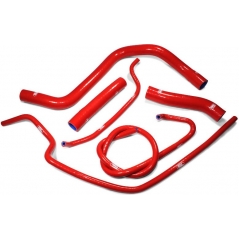 SAMCO SPORT Samco Sport Triumph Speed Triple 1050 R / S 2016 - 2018 6 Piece Samco Sport Silicone Radiator Coolant Hose Kit | TRI-17-RD | samco_TRI-17-RD | euronetbike-net