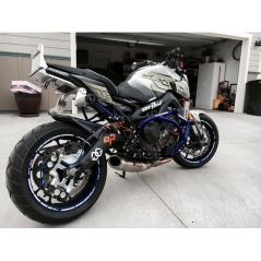 SAMCO SPORT Samco Sport Yamaha FJ 09 2013 - 2016 8 Piece Samco Sport Silicone Radiator Coolant Hose Kit | YAM-63-BU | samco_YAM-63-BU | euronetbike-net