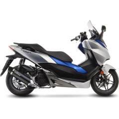 Leovince Leovince NERO FULL SYSTEM1/1, STAINLESS STEEL, CARBON FIBER End Cap Ece/Eu-Approved for HONDA FORZA 125/NSS 125/ABS (2017-2019) | 14052K | leo_14052K | euronetbike-net