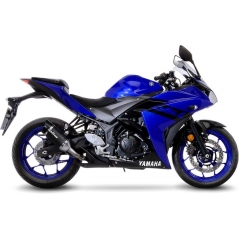 Leovince Leovince LV PRO SLIP-ON, CARBON FIBER, CARBON FIBER End Cap Ece-Approved for YAMAHA MT-03 (2018-2019) | 14258E | leo_14258E | euronetbike-net
