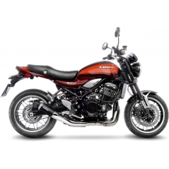 Leovince Leovince LV-10 BLACK SLIP-ON, STAINLESS STEEL, STAINLESS STEEL End Cap Ece-Approved for KAWASAKI Z 900 RS/CAFE (2018-2019) | 15216B | leo_15216B | euronetbike-net