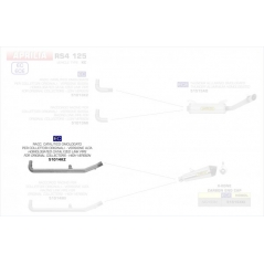 Arrow ARROW APRILIA RS4125'17 HOMOL.STAINLESS STEEL HIGH VERSION LINK PIPE FOR 51515XKI SILENCER AND ORIGINAL COLLECTOR | 51014KZ | arr_51014KZ | euronetbike-net