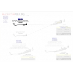 Arrow ARROW HONDA MSX 125 HOMOLOGATED EURO4 COLLECTOR | 52005KZ | arr_52005KZ | euronetbike-net