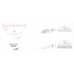 Arrow ARROW HONDA FORZA 300'18 STAINLESS STEEL LINK PIPE FOR ARROW SILENCERS AND ORIGINAL COLLECTOR | 53077MI | arr_53077MI | euronetbike-net