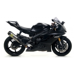 Arrow ARROW YAMAHA YZF R6 '17/19 FULL SYSTEM WITH STAINLESS STEEL COLLECTORS AND TITANIUM WORKS SILENCER | 71196CKZ | arr_71196CKZ | euronetbike-net