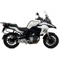 Arrow ARROW BENELLI TRK 502 '17/18 HOMOLOGATED ALUMINIUM RACE TECH SILENCER WITH CARBON END CAP FOR 71689MI LINK PIPE | 71878AK | arr_71878AK | euronetbike-net