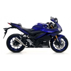 Arrow ARROW YAMAHA YZF-R3 2019 HOMOLOGATED PRO-RACE NICHROM SILENCER WITH WELDED LINK PIPE FOR ORIGINAL OR ARROW COLLECTORS | 71894PRI | arr_71894PRI | euronetbike-net