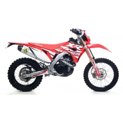 Arrow ARROW HONDA CRF 450L '19 HOMOLOGATED RACE TECH ALUMINIUM SILENCER WITH CARBON END CAP AND WELDED LINK PIPE | 72530AK | arr_72530AK | euronetbike-net