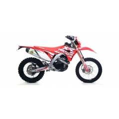 Arrow ARROW HONDA CRF 450L '19 HOMOLOGATED RACE TECH TITANIUM SILENCER WITH CARBON END CAP AND WITH WELDED LINK PIPE | 72530PK | arr_72530PK | euronetbike-net