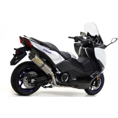 Arrow ARROW YAMAHA T-MAX 530 '17 HOMOLOGATED RACE-TECH TITANIUM SILENCER WITH CARBON END CAP FOR ARROW COLLECTOR | 73514PK | arr_73514PK | euronetbike-net
