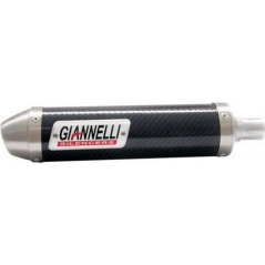 Giannelli exhaust GIANNELI UNIVERSAL CARBON FIBER SILENCER DIAM.26 WITH SAFETY END CAP | 14054 | gi_14054 | euronetbike-net