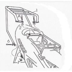 Fehling carriers & handlebars Fehling Topcase Carrier for Givi/Kappa (Monokey) Cases, black | 6967 TT | feh_6967_TT | euronetbike-net