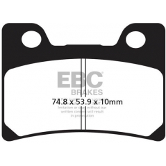 EBC brakes EBC-Brakes British Made KevlarÂ® Organic FA Series Brake Pads to fit Front Left | ebc_FA182 | euronetbike-net