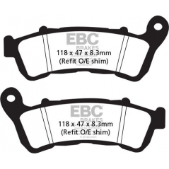 EBC brakes EBC-Brakes USA Made Double-H Series Sintered Brake Pads to fit Front Left | ebc_FA388HH | euronetbike-net