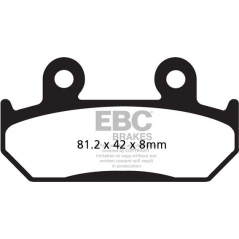 EBC brakes EBC-Brakes USA Made Double-H Series Sintered Brake Pads to fit Front Left | ebc_FA121HH | euronetbike-net