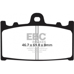EBC brakes EBC-Brakes USA Made Double-H Series Sintered Brake Pads to fit Front Left | ebc_FA158HH | euronetbike-net