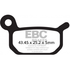 EBC brakes EBC-Brakes R Series Heavy Duty Sintered Brake Pads to fit Front Left | ebc_FA325R | euronetbike-net