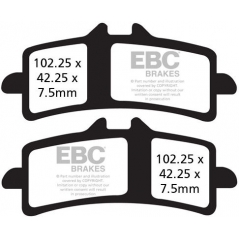EBC brakes EBC-Brakes USA Made Double-H Series Sintered Brake Pads to fit Front Left | ebc_FA447HH | euronetbike-net