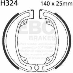 EBC brakes EBC-Brakes Plain Motorcycle Replacement Brake Shoes to fit Front Left | ebc_H324 | euronetbike-net