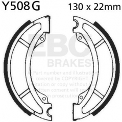 EBC brakes EBC-Brakes Motorcycle Grooved Replacement Brake Shoes to fit Front Left | ebc_Y508G | euronetbike-net