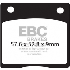EBC brakes EBC-Brakes British Made Semi-Sintered V-Pads to fit Rear Right | ebc_FA036V | euronetbike-net