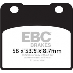 EBC brakes EBC-Brakes British Made Semi-Sintered V-Pads to fit Rear Left | ebc_FA103V | euronetbike-net